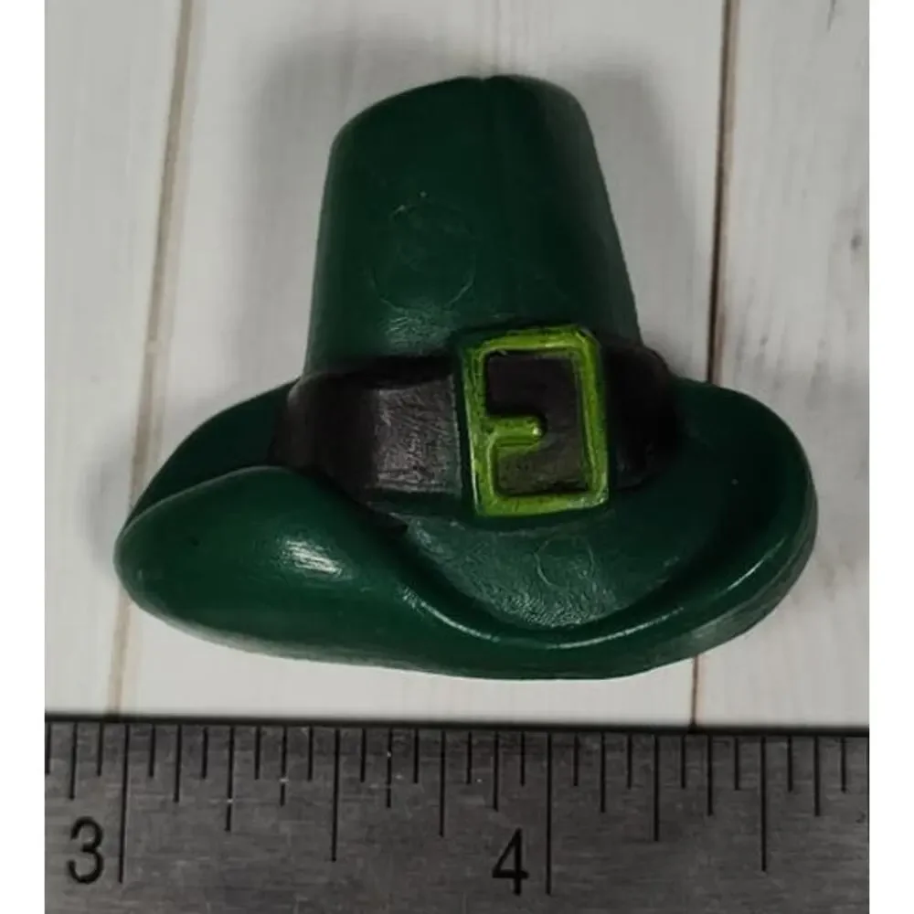 St Patrick's Day Irish Leprechaun Hat Button Pinback Badge Pin